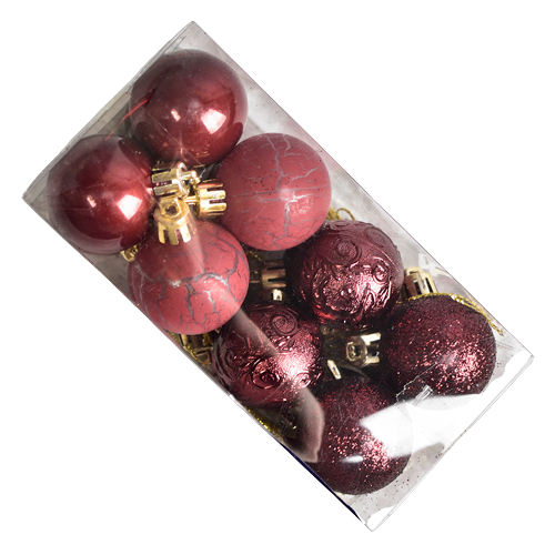 Шары новогодние Stenson R90716 4 см 16 шт.