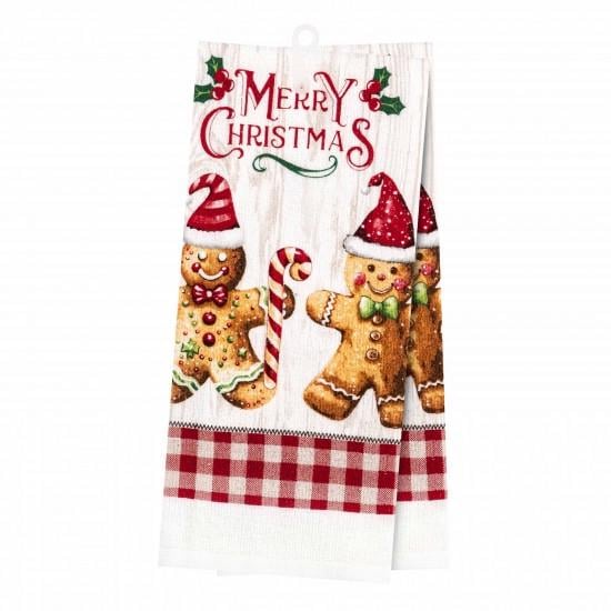Набір рушничків для кухні Ardesto Christmas Gingerbread 2 шт. (ART3863HG) - фото 2 Набір рушничків для кухні Ardesto Christmas Gingerbread 2 шт. (ART3863HG) - фото 2