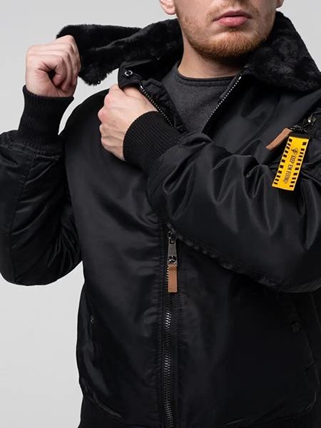 Бомбер Top Gun B-15 Flight Bomber Jacket 4XL Black (TGJ1542B4XL) - фото 4