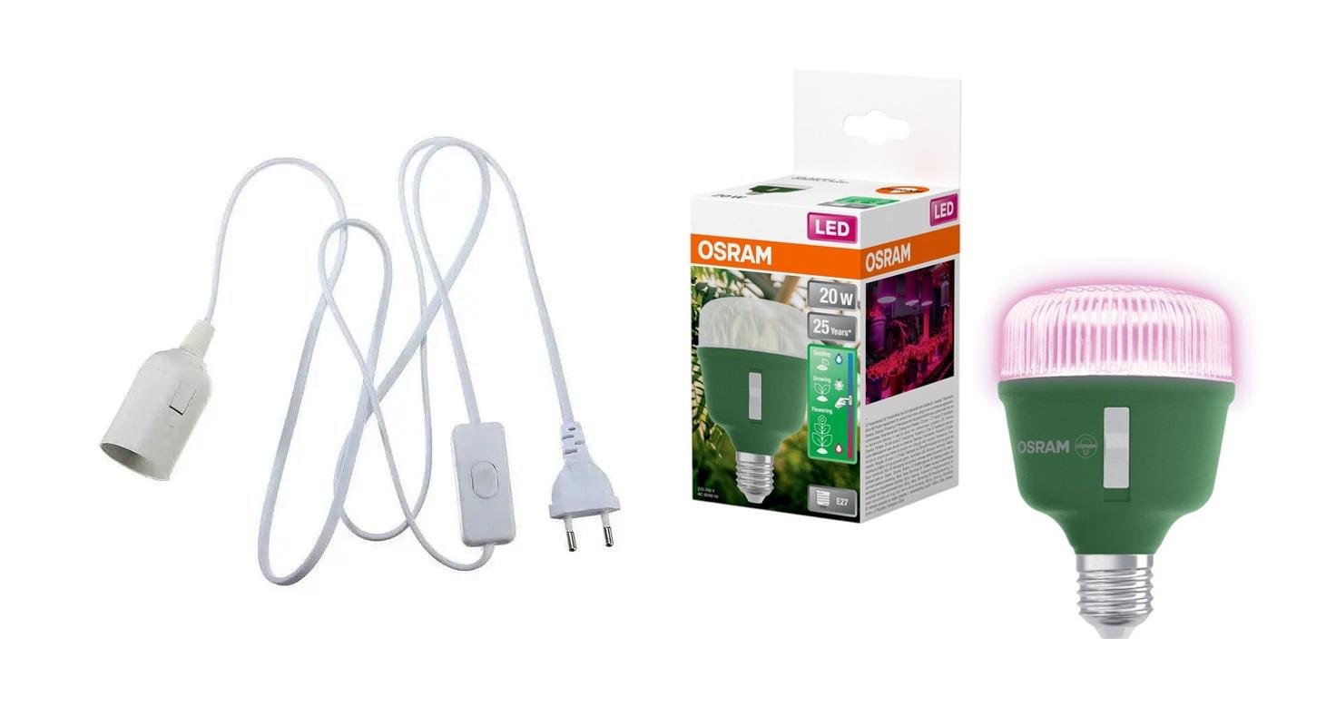 Комплект підвісного світильника і LED-лампа Osram T80 (00235)