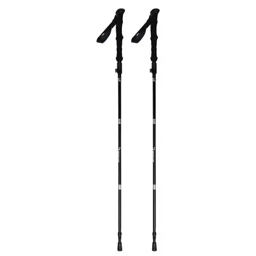 Трекінгові палиці алюмінієві TRIZAND 24396 з аксесуарами та чохлом регульовані 110-130 см