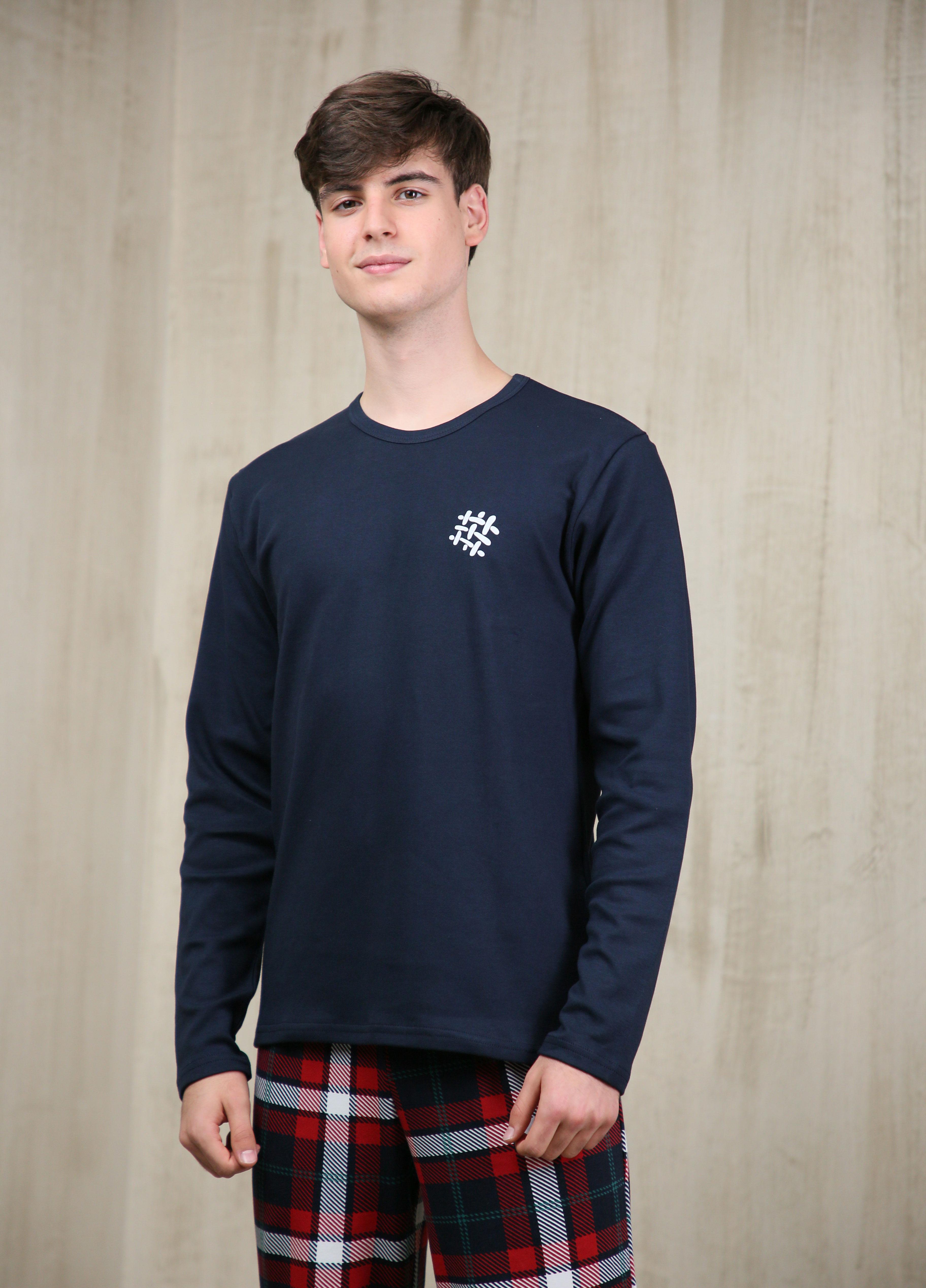 Піжама чоловіча Наталюкс L Темно-синій (9416103249731) - фото 3 Піжама чоловіча Наталюкс L Темно-синій (9416103249731) - фото 3