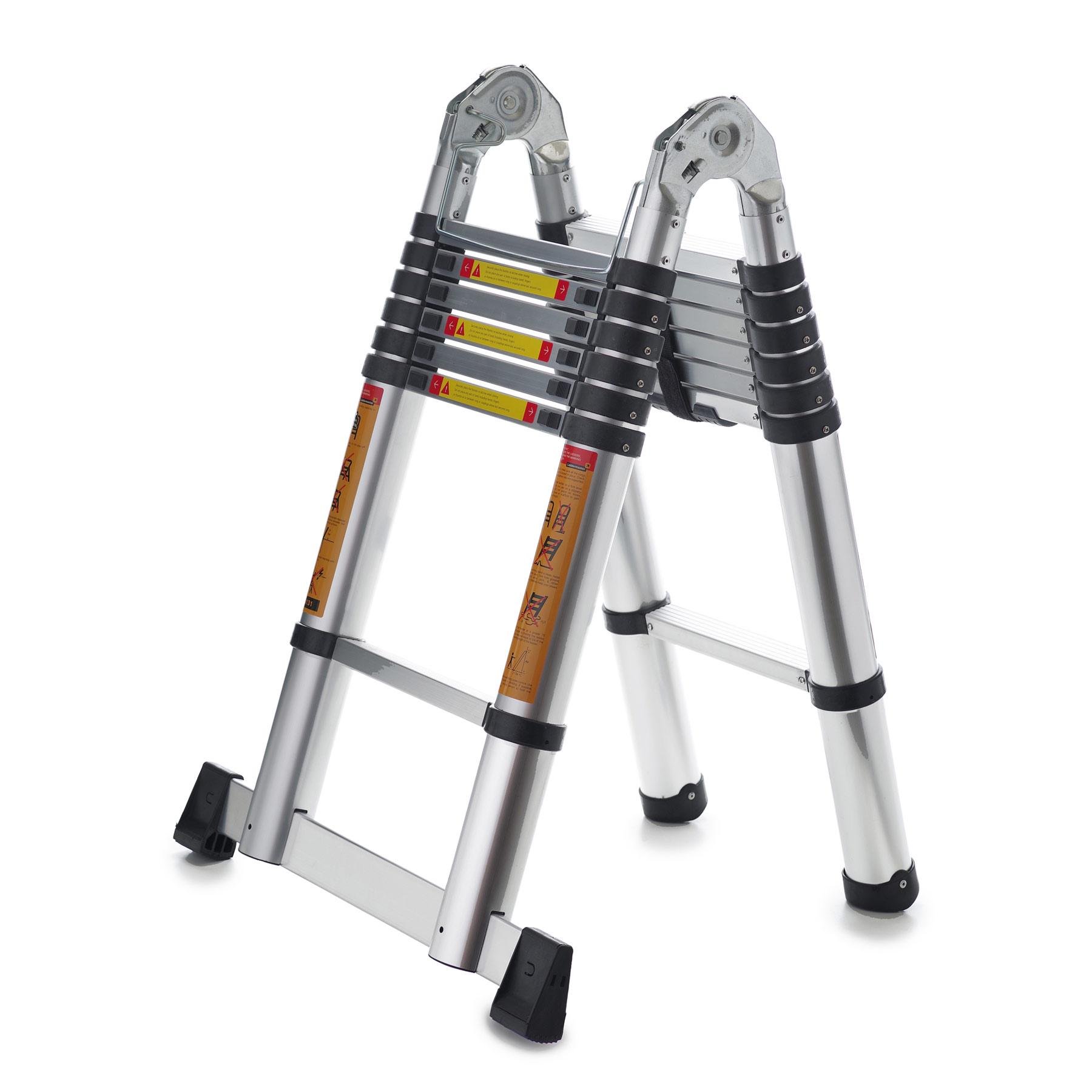 Стремянка телескопическая алюминиевая с шарниром Laddermaster Avior DA7A12 - фото 2 Стремянка телескопическая алюминиевая с шарниром Laddermaster Avior DA7A12 - фото 2