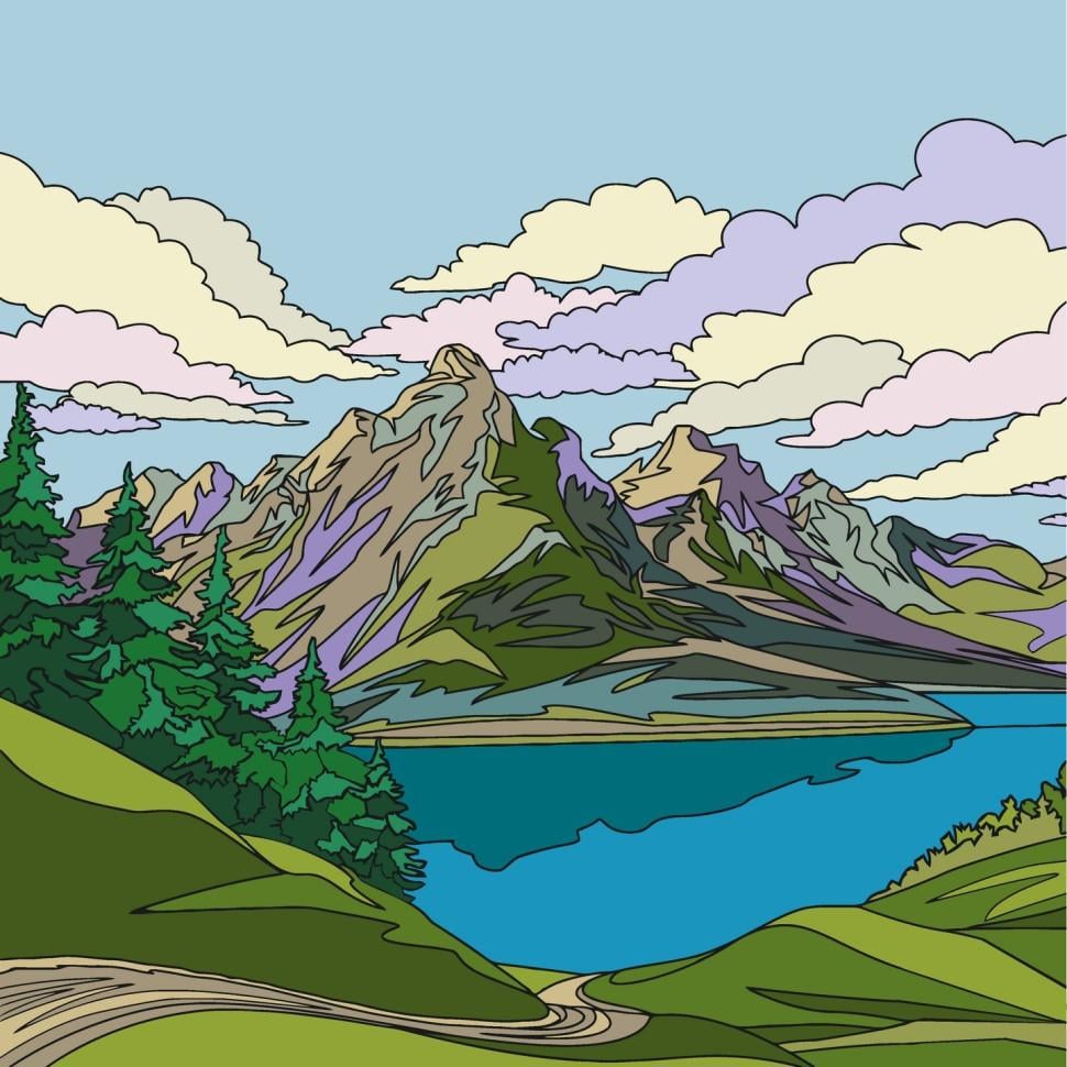 Картина по номерам ART CRAFT Летний пейзаж 30x30 см (11029-AC)
