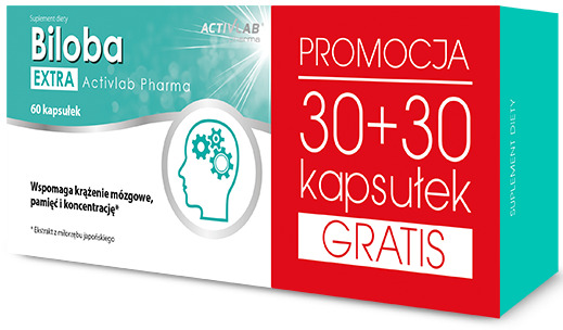 Витамины ActivLab - Pharma Biloba 60 капсул