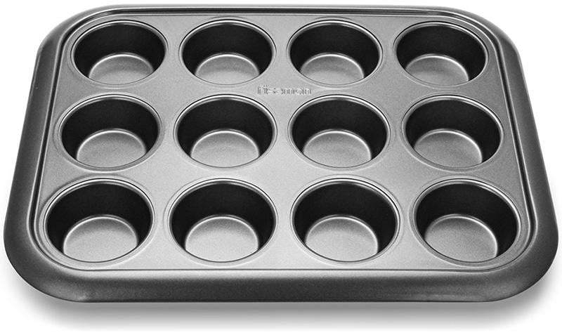 Форма для кексов и маффинов Fissman Gingerbread 38x30x3,5 см на 12 шт.(FN-5651)