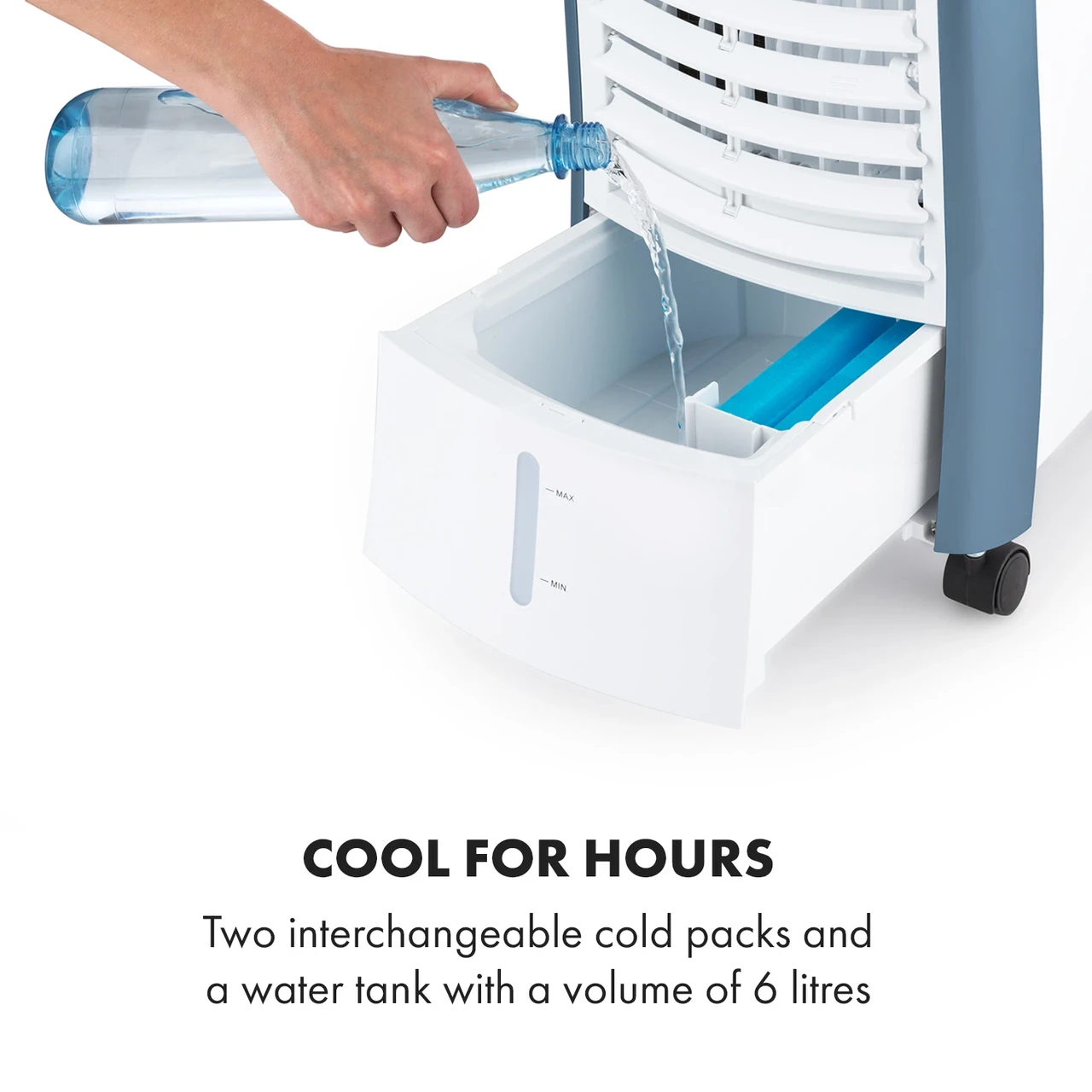 Повітроохолоджувач вентиляторний KLARSTEIN Maxfresh Ocean 3в1 (10036141) - фото 6 Повітроохолоджувач вентиляторний KLARSTEIN Maxfresh Ocean 3в1 (10036141) - фото 6