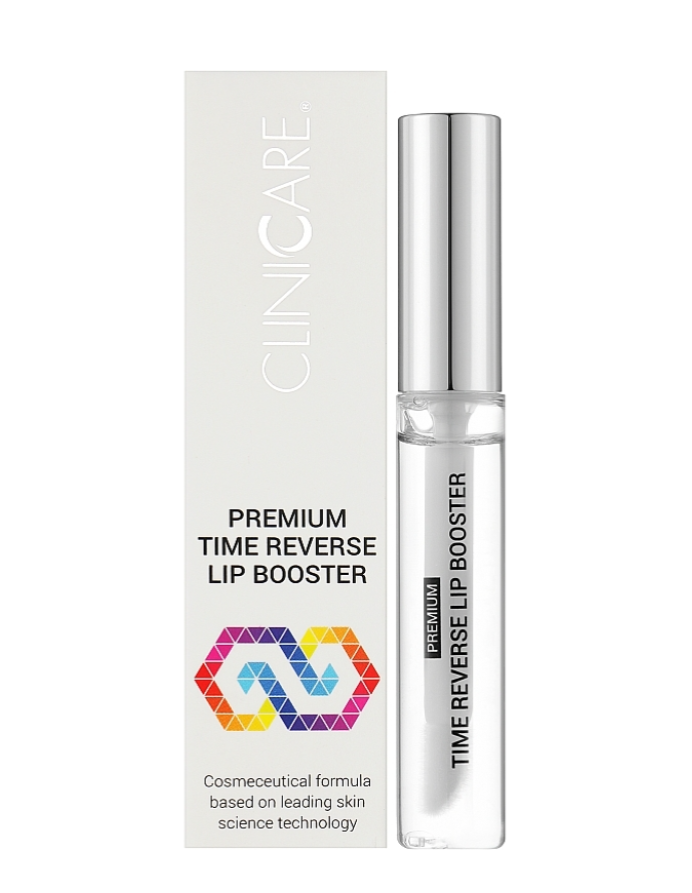 Антивозрастной премиум-бустер для губ ClinicCare глянцевый эффект/объем/разглаживание морщин 7,5 мл (C1192)