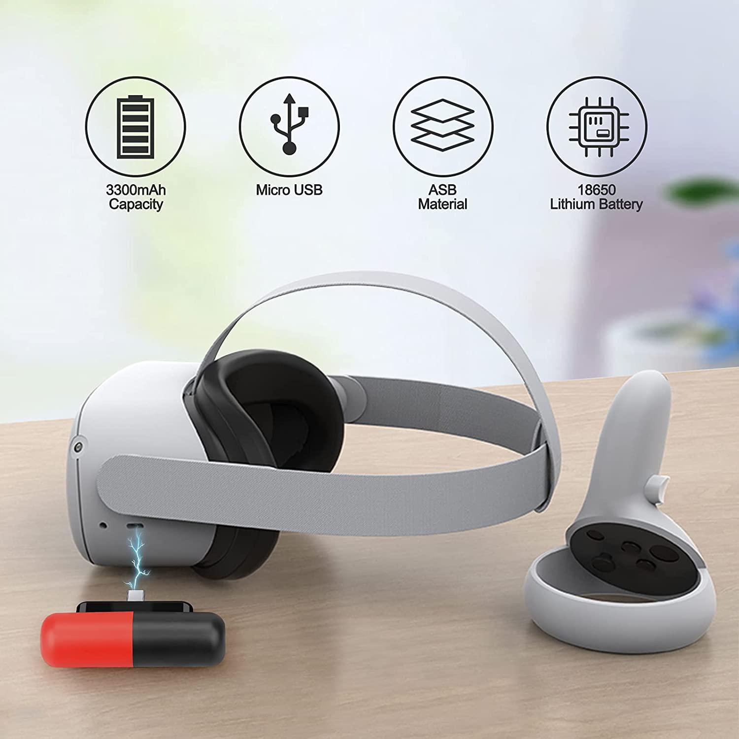 Внешний аккумулятор для очков виртуальной реальности Oculus Quest 3/2/1 (ASC-VAFOQ2) - фото 11