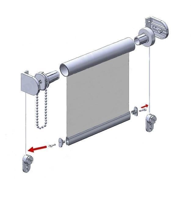 Рулонні штори Термо Blackout Boston 110x185 см Ванільний (1472664522) - фото 3 Рулонні штори Термо Blackout Boston 110x185 см Ванільний (1472664522) - фото 3