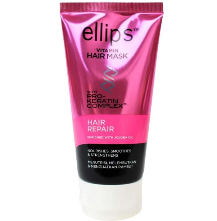 Маска для волос Ellips Vitamin Hair Mask Repair with Pro-Keratin Complex Восстановление с маслом жожоба 120 мл (E9259)