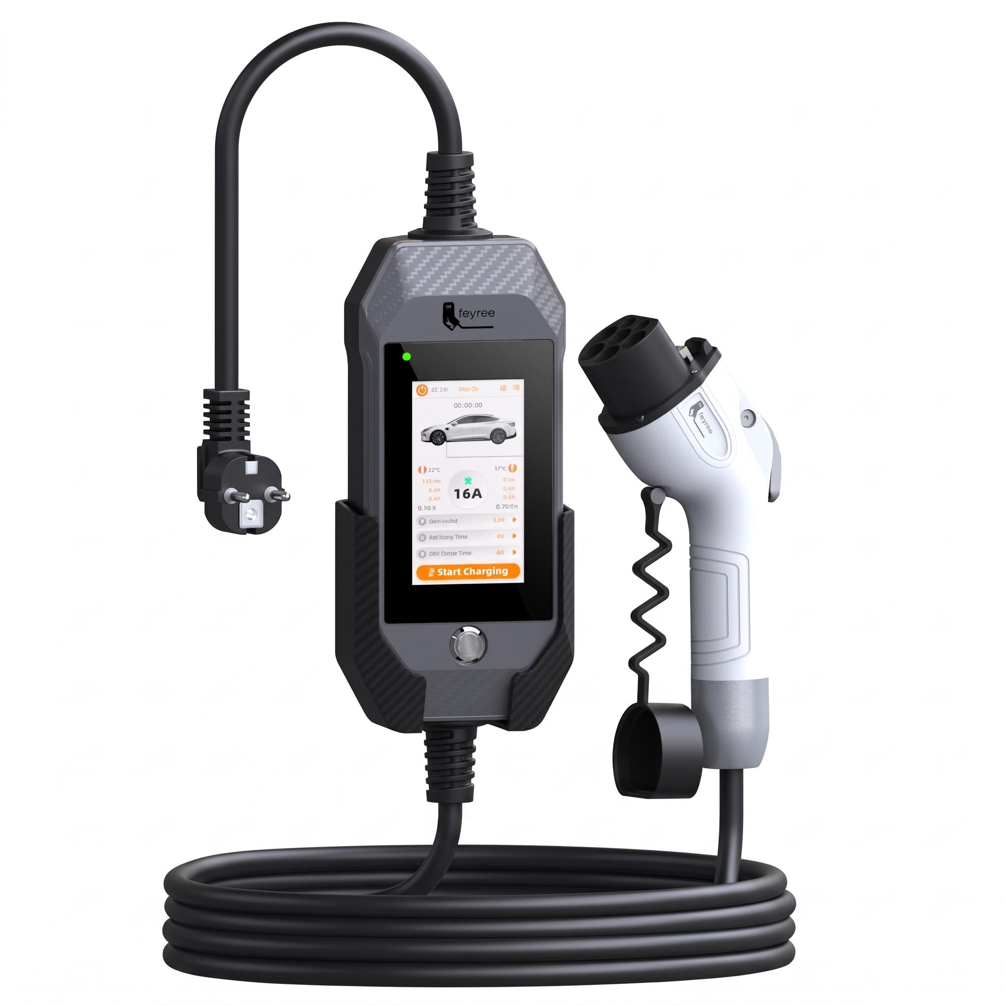 Зарядка для электромобиля Feyree 3,5 кВт 16A GB/T Grey Lion EV-Ultra/Smart APP Wi-Fi Grey (3199765669)