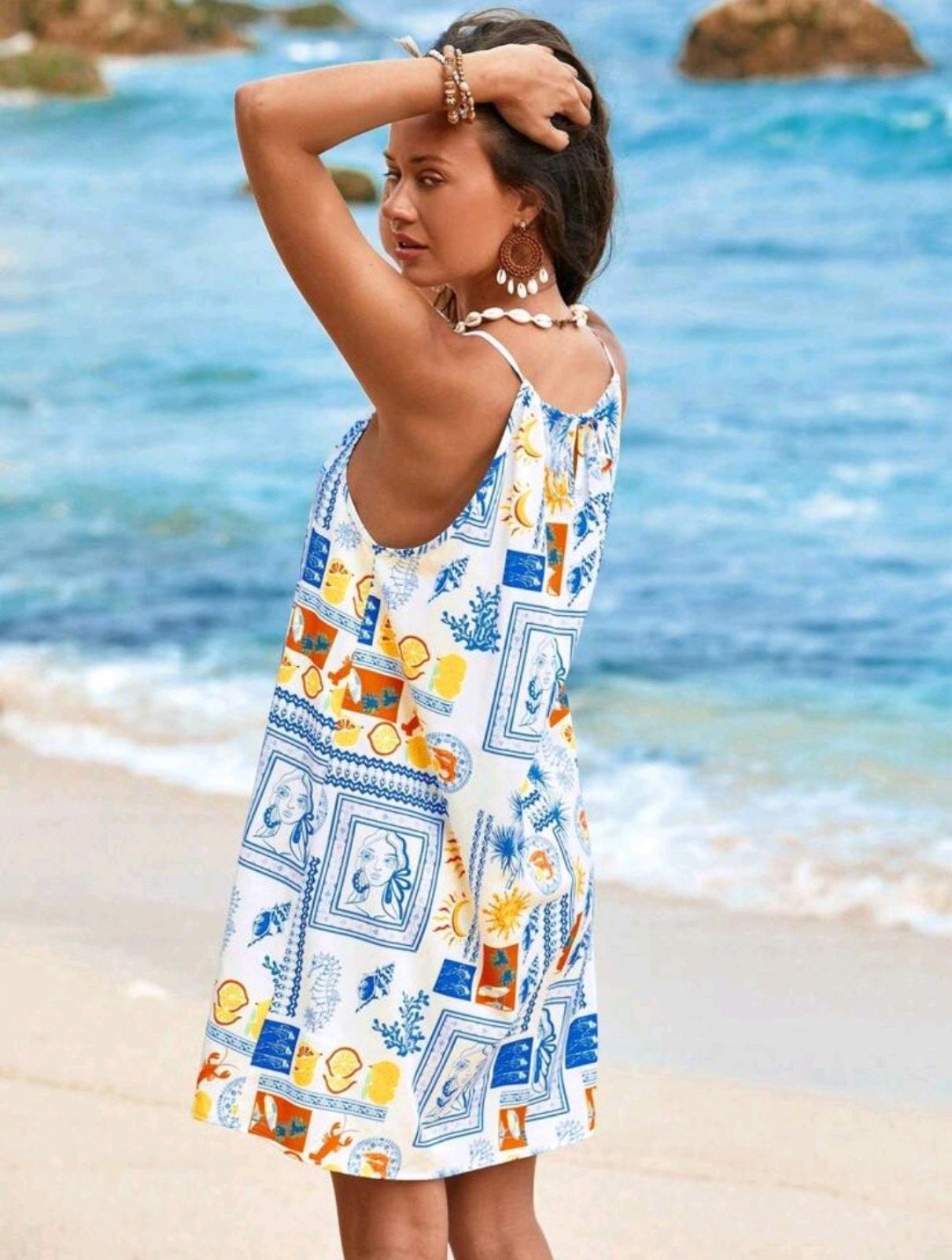 Платье женское Trends с разноцветным принтом S/M (27263876) - фото 2 Платье женское Trends с разноцветным принтом S/M (27263876) - фото 2