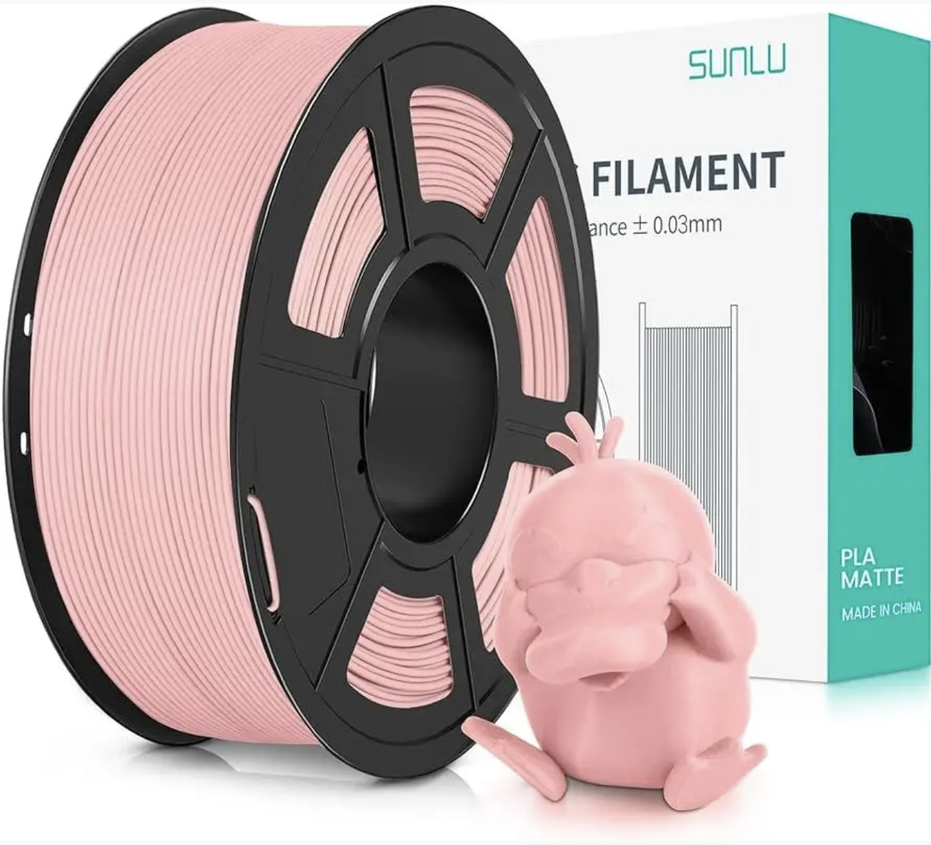 Пластик для 3D-принтера SUNLU PLA 1,75 мм 1 кг Pink (UA3D232-Pink)