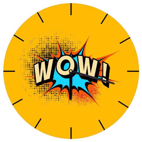 Часы настенные круглые Presentville WOW 36 см (CHR O 15M078)