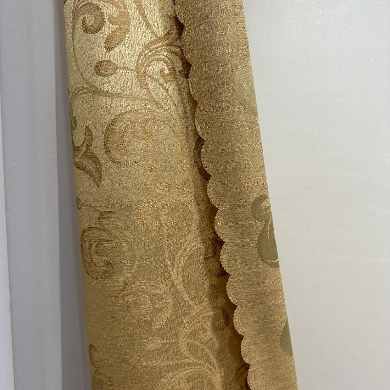 Шторы Toscana жаккардовые 1,5х2,7 м 2 шт. Золотой - фото 9 Шторы Toscana жаккардовые 1,5х2,7 м 2 шт. Золотой - фото 9