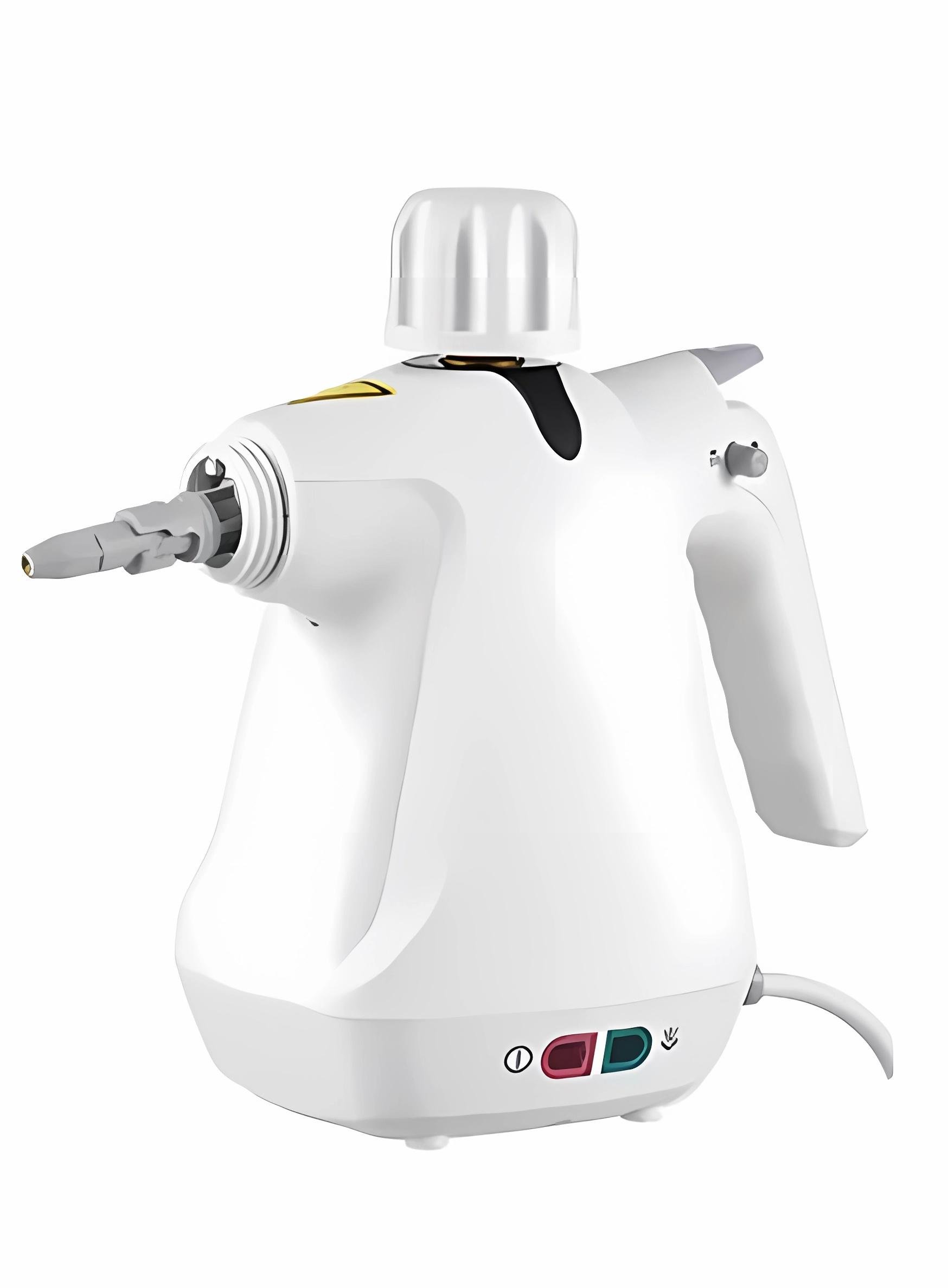 Пароочиститель бытовой Good Idea Handheld Cleaner 1000 Вт с насадками Белый (3211ОД)
