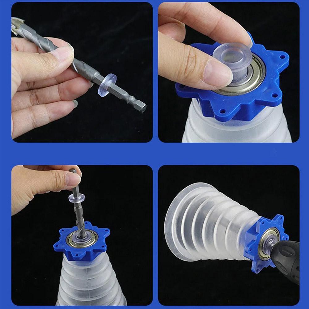 Пилозахисна насадка для свердління 5-12 мм з підшипником для дриля та перфоратора (27556775) - фото 5 Пилозахисна насадка для свердління 5-12 мм з підшипником для дриля та перфоратора (27556775) - фото 5