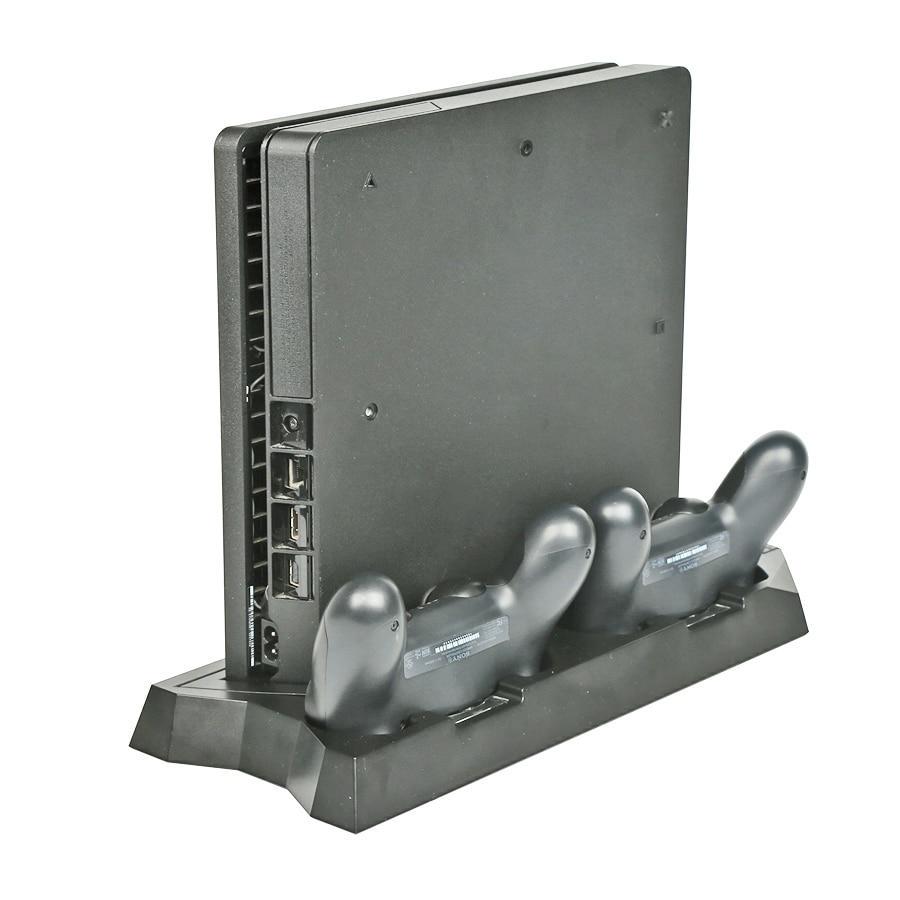 Подставка зарядная DOBE для Sony Playstation 4 Slim для охлаждения - фото 3 Подставка зарядная DOBE для Sony Playstation 4 Slim для охлаждения - фото 3