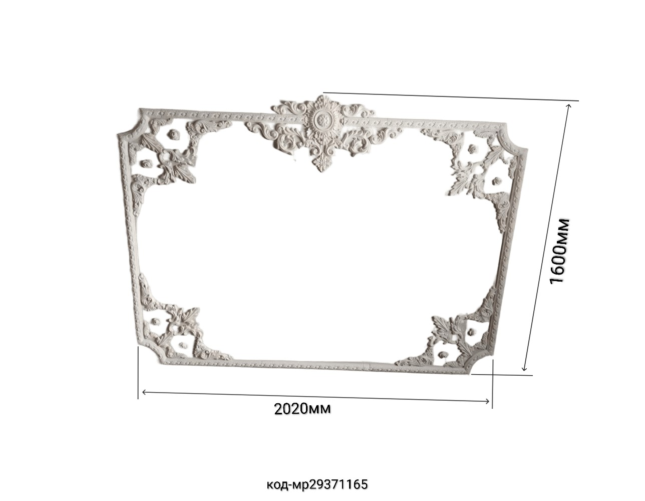 Рамка декоративная гипсовая комплект 1600/2020 мм (29371165) - фото 2