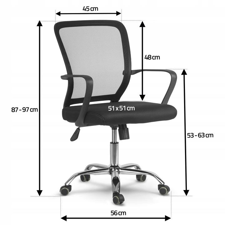 Офісне крісло з мікросітки Sofotel Diran Чорний (2444) - фото 3 Офісне крісло з мікросітки Sofotel Diran Чорний (2444) - фото 3