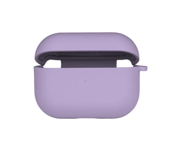 Чехол Silicone Case with microfibra для Airpods Pro 2 Elegant Purple