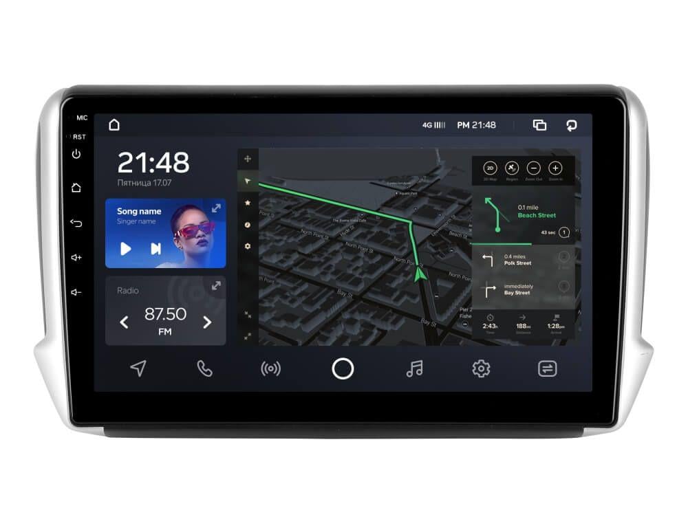 Штатная магнитола AMS T1010 3+32 Gb Peugeot 2008 1 208 1Din 2013-2020 (AR-57202)
