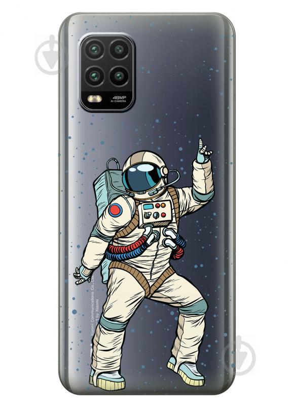 Силиконовый чехол iSwag для Xiaomi Mi 10 Lite Веселый космонавт (KS2277) Силиконовый чехол iSwag для Xiaomi Mi 10 Lite Веселый космонавт (KS2277)