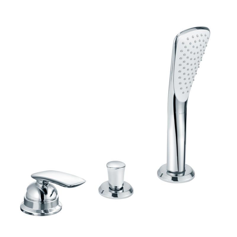 Змішувач на борт ванни Kludi Balance 524480575 на три отвори Хром (142157)