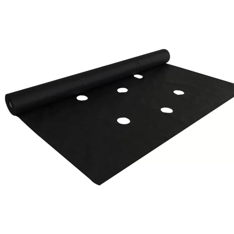 Агроволокно Agreen 50 г/м2 с перфорацией 3 отверстия 1,07х10 м Черный