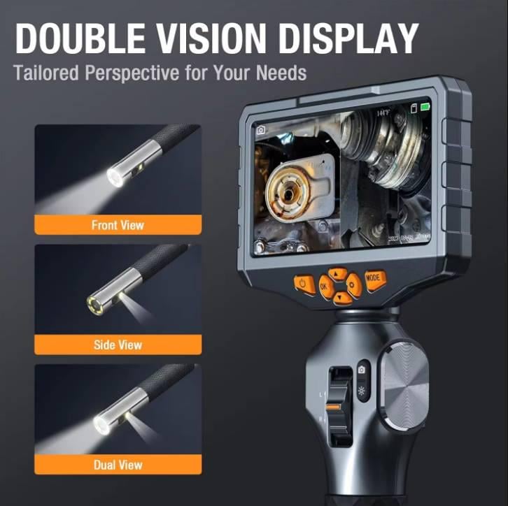 Ендоскоп керований Teslong TD500-DL 6,5 мм 1,55 м 2 камери (1273) - фото 5 Ендоскоп керований Teslong TD500-DL 6,5 мм 1,55 м 2 камери (1273) - фото 5