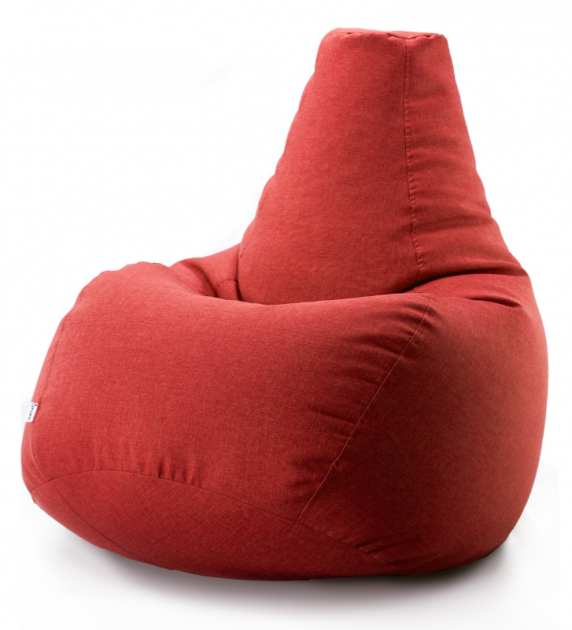 Безкаркасне крісло-мішок Sunroz Bean Bag Chair груша мікро-рогожка 90х130 см Червоний Безкаркасне крісло-мішок Sunroz Bean Bag Chair груша мікро-рогожка 90х130 см Червоний