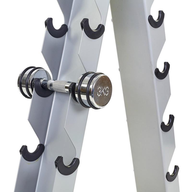 Стойка для гантели RK-104 Серый (58363122) - фото 4 Стойка для гантели RK-104 Серый (58363122) - фото 4