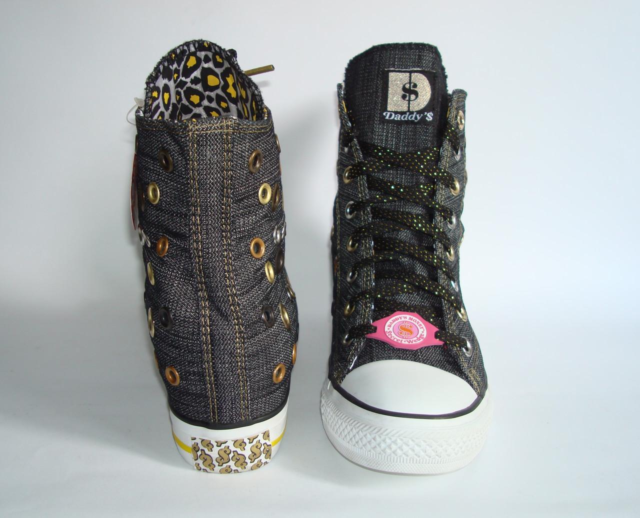 Кеди жіночі Daddy's Money р. 38 25 см Чорний - фото 2 Кеди жіночі Daddy's Money р. 38 25 см Чорний - фото 2