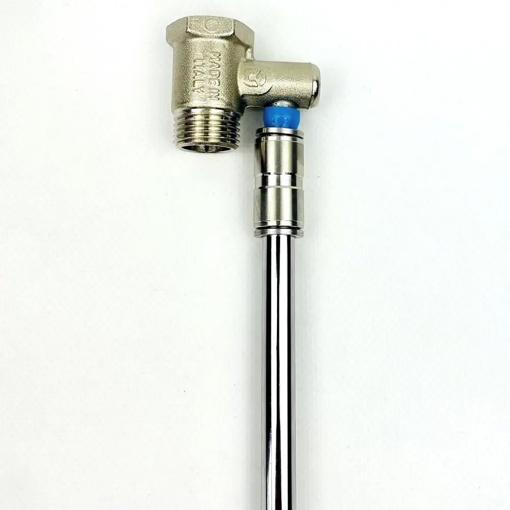 Клапан предохранительный Kvant Laboratory Boiler Series со сливной трубкой 8 бар 0,5 м Хром (26063891)