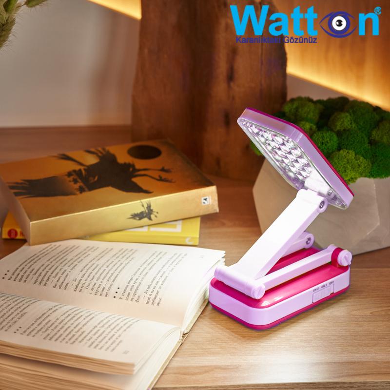 ᐉ Лампа настольная светодиодная аккумуляторная Watton WT-006 на гибкой .