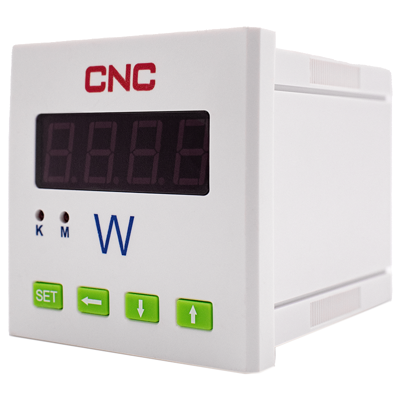 Ватметр цифровой CNC YC-7K1-Р однофазный 600V AC 72x72 мм класс 0,5 (Б00030868)