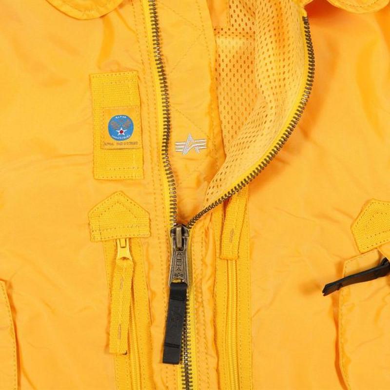 Вітрівка Liquid Racer Jacket Alpha Industries M Canary Yellow (MJL43600C1) - фото 3