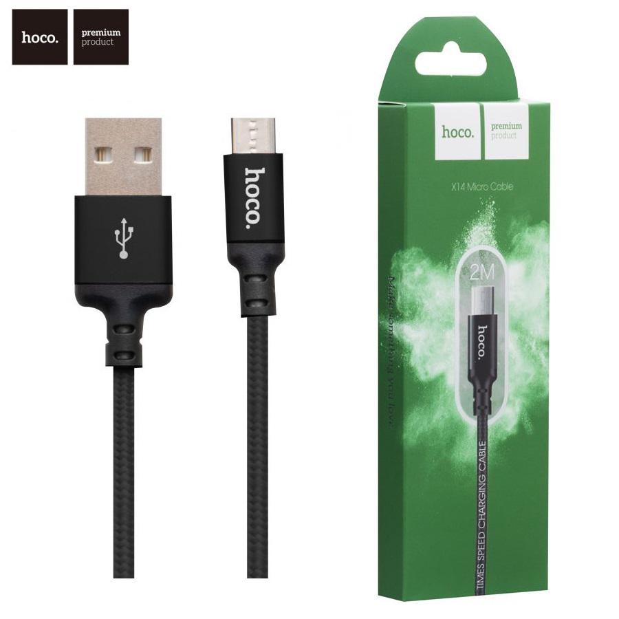 Кабель Hoco X14 Times Micro USB 2 м Черный - фото 5