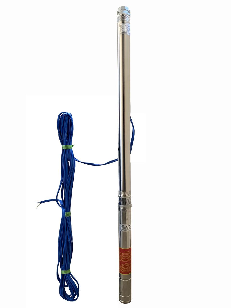 Насос скважинный с повышенной устойчивостью к песку PM 3SDm2,5/28 1,1 кВт 135 м кабель 15 м (000019667)