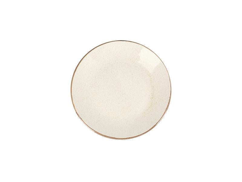 Тарелка фарфоровая Porland 240 мм Beige (187624/B)
