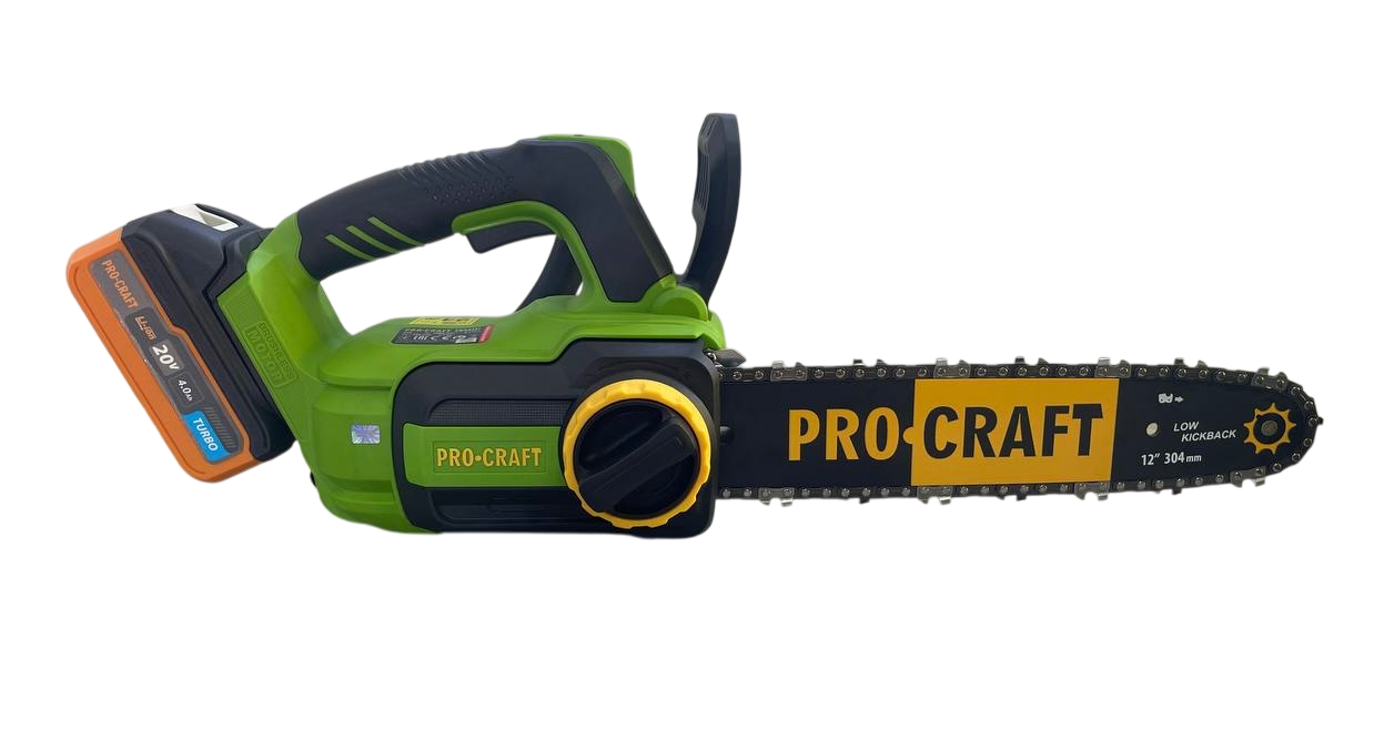 Пила цепная аккумуляторная ProCraft PKA42Li 20В 12" безщіткова АКБ 4А·г Turbo + ЗП 2А (030421_t) - фото 3 Пила цепная аккумуляторная ProCraft PKA42Li 20В 12" безщіткова АКБ 4А·г Turbo + ЗП 2А (030421_t) - фото 3