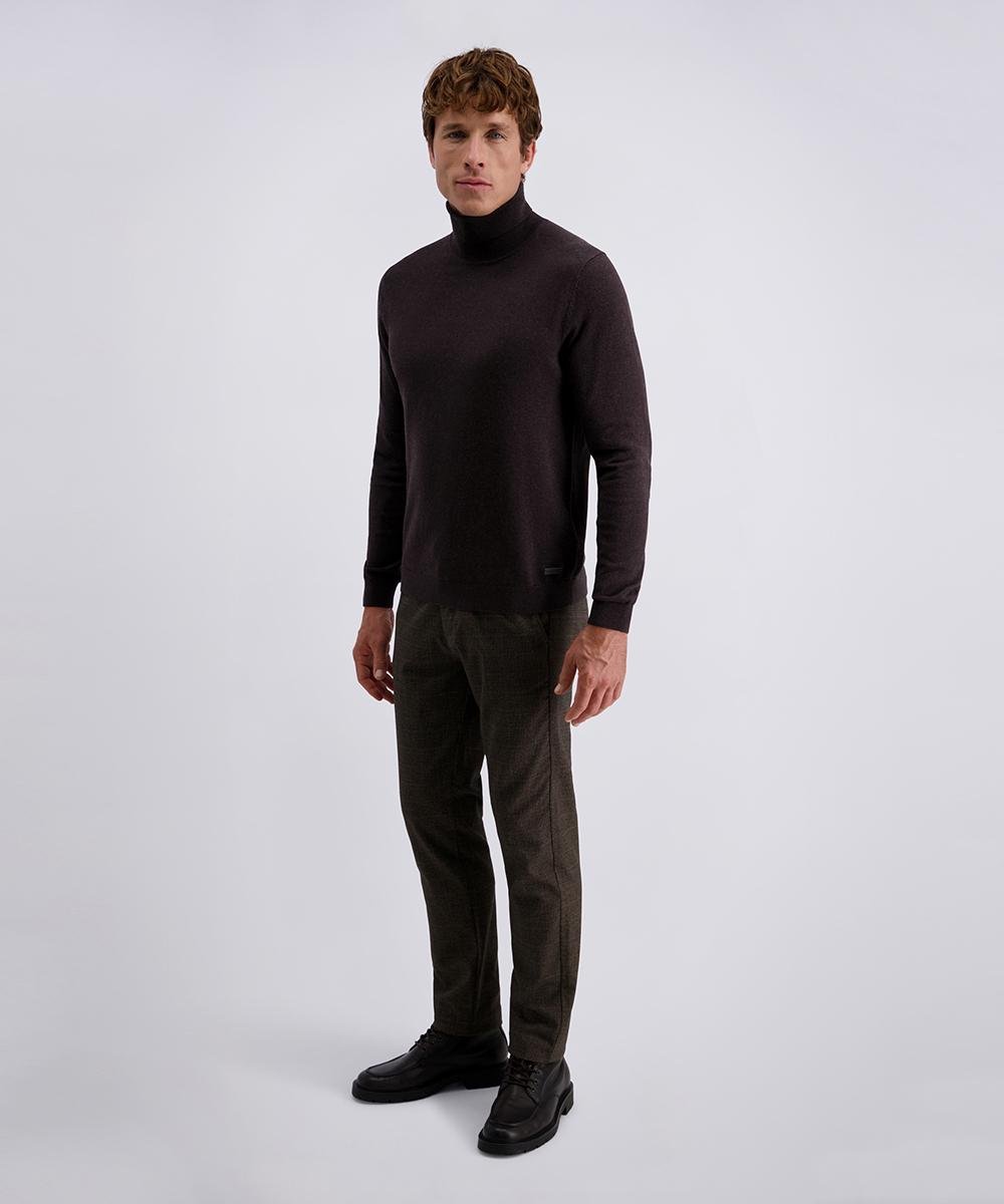 Гольф з кашеміром чоловічий XL Коричневий (C5 51713.5133.8301-XL)