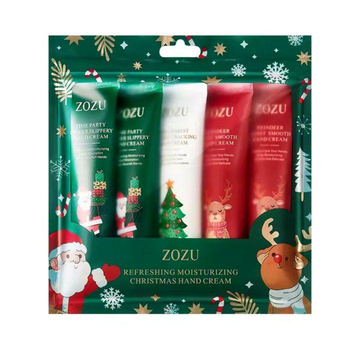 Подарочный набор увлажняющих кремов Zozu для рук Merry Christmas 5 шт. по 30 г (4025) Подарочный набор увлажняющих кремов Zozu для рук Merry Christmas 5 шт. по 30 г (4025)