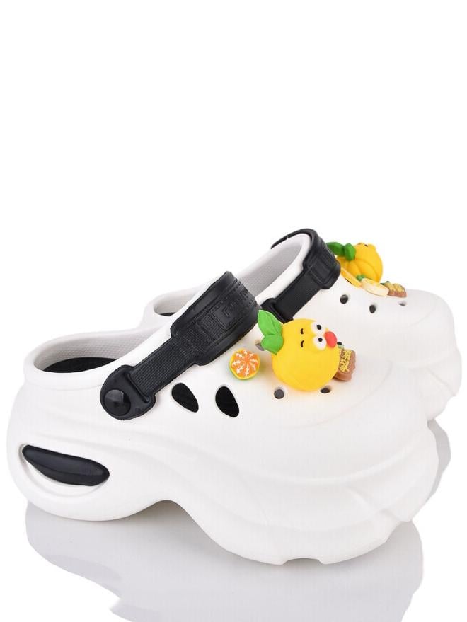 Кроксы luck Line N24506-387A р. 36 Белый