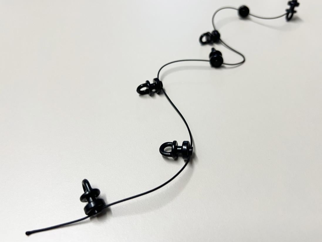 Бегунок глайдер шаг FES 6 см Черный