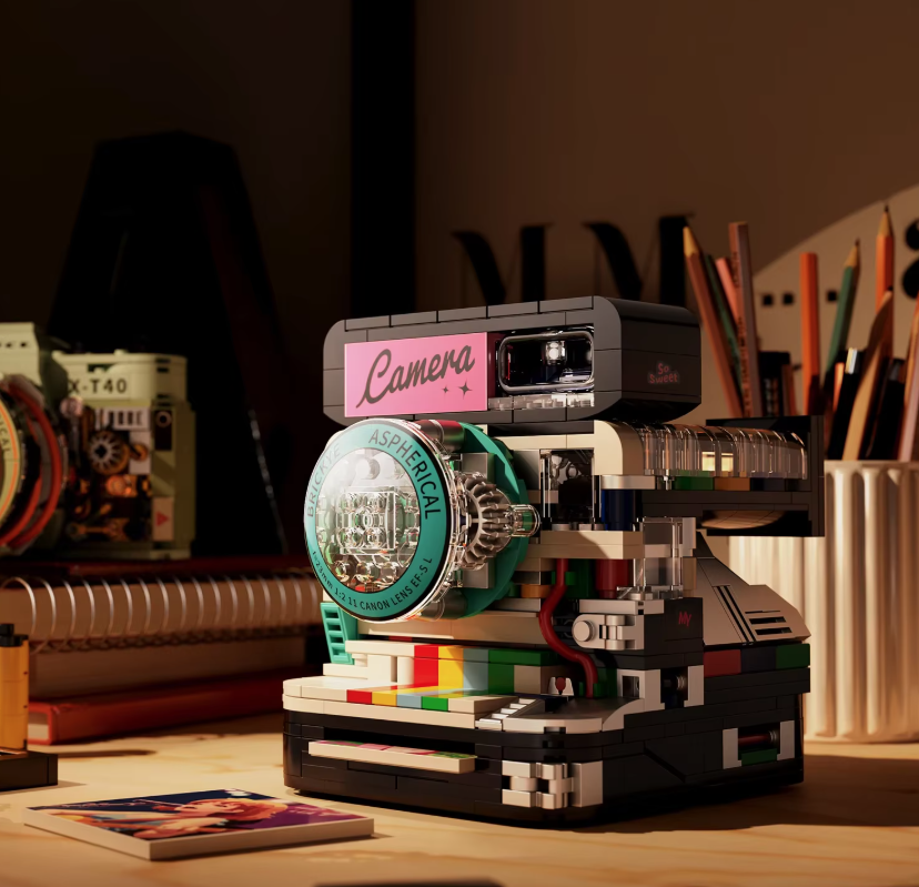 Конструктор фотоаппарат Instant Camera для детей и взрослых 478 деталей - фото 5 Конструктор фотоаппарат Instant Camera для детей и взрослых 478 деталей - фото 5