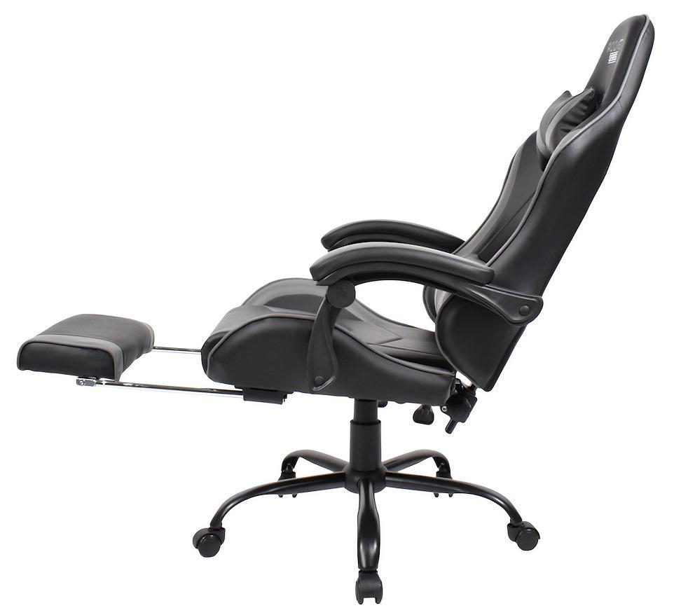 Кресло компьютерное Rocket Extreme Черный/Серый (9835256) - фото 8 Кресло компьютерное Rocket Extreme Черный/Серый (9835256) - фото 8