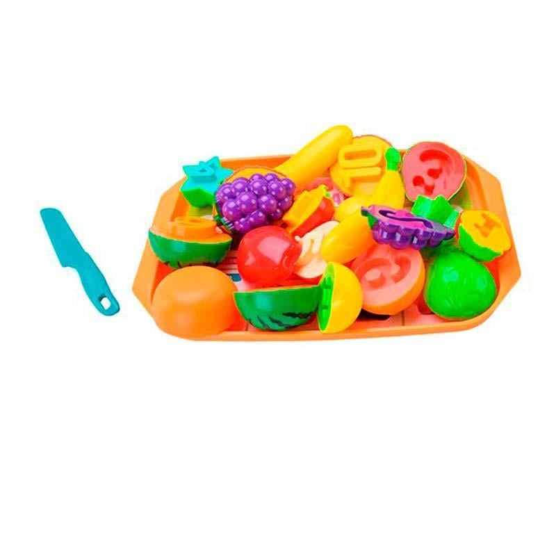 Продукты набор овощей и фруктов с цифрами (PL-524-203_Orange)