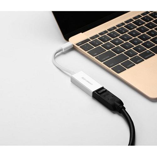 Переходник UGREEN MM130 USB-C to DisplayPort Adapter 14,5 см Белый (40372) - фото 5